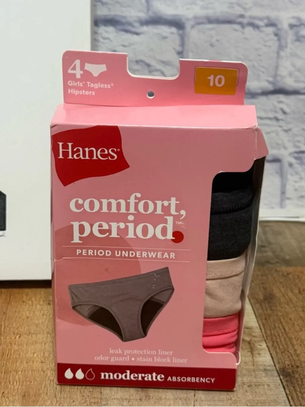 Hanes girls tagless